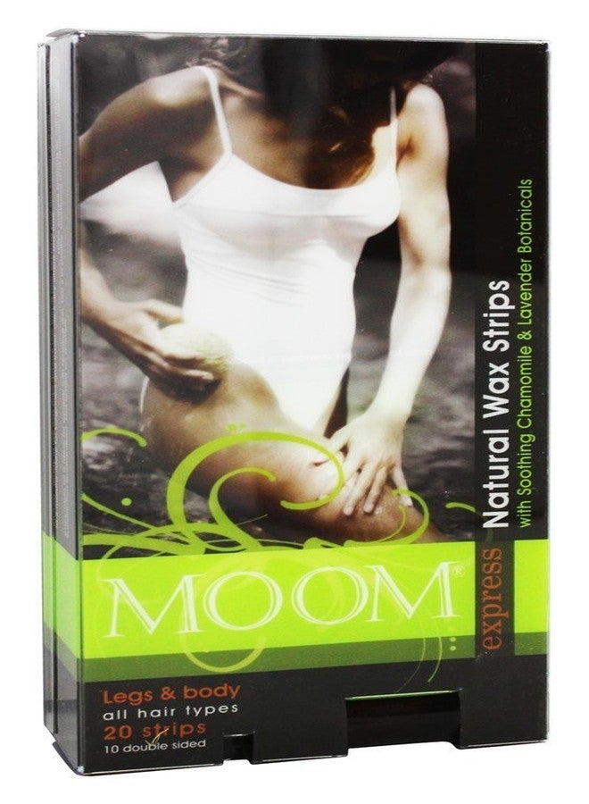 موم شرائح موم إكسبريس المشمعة مسبقاً للساقين والجسم، عبوة من 20 شريحة - Image 1